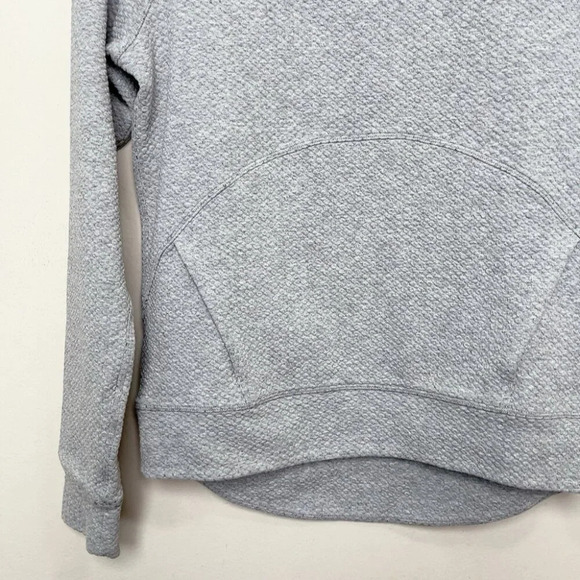 Lululemon Womens 4 Catch A Moment Crew Heathered Core  Light Grey - Picture 10 of 16